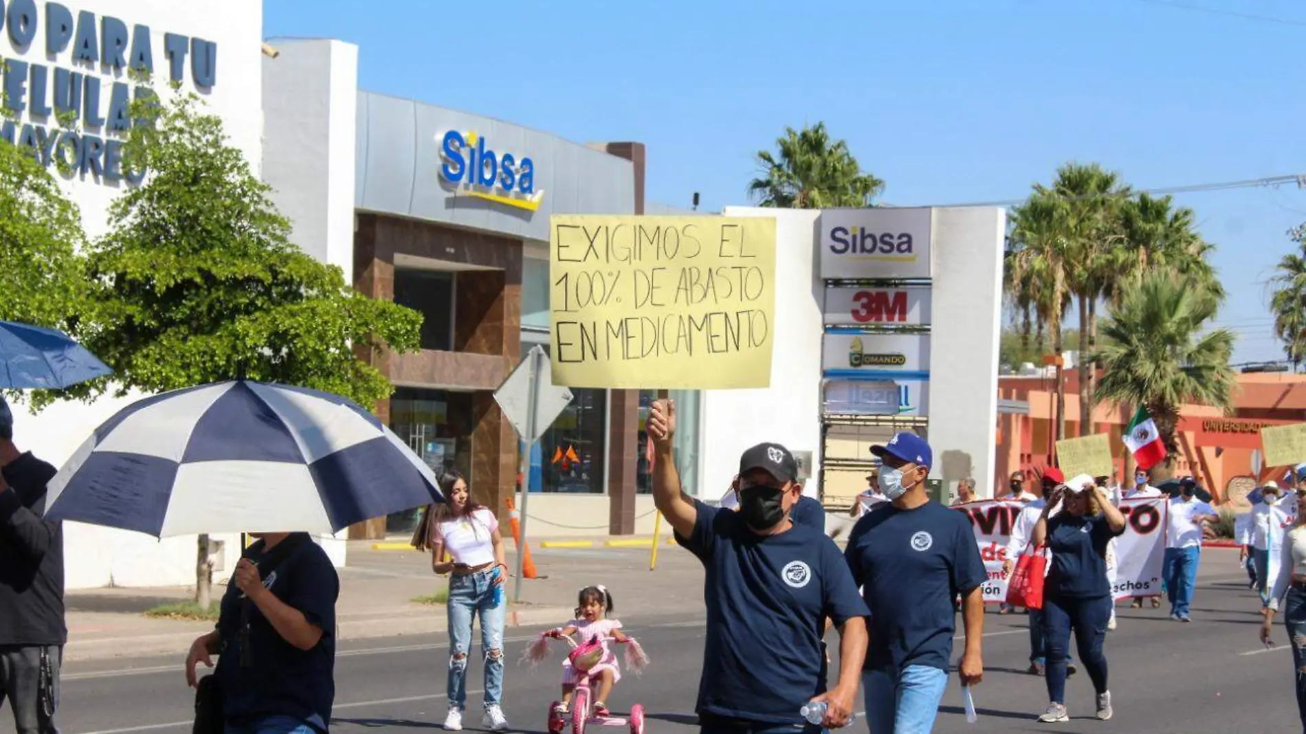 Manifestación de trabajadores académicos